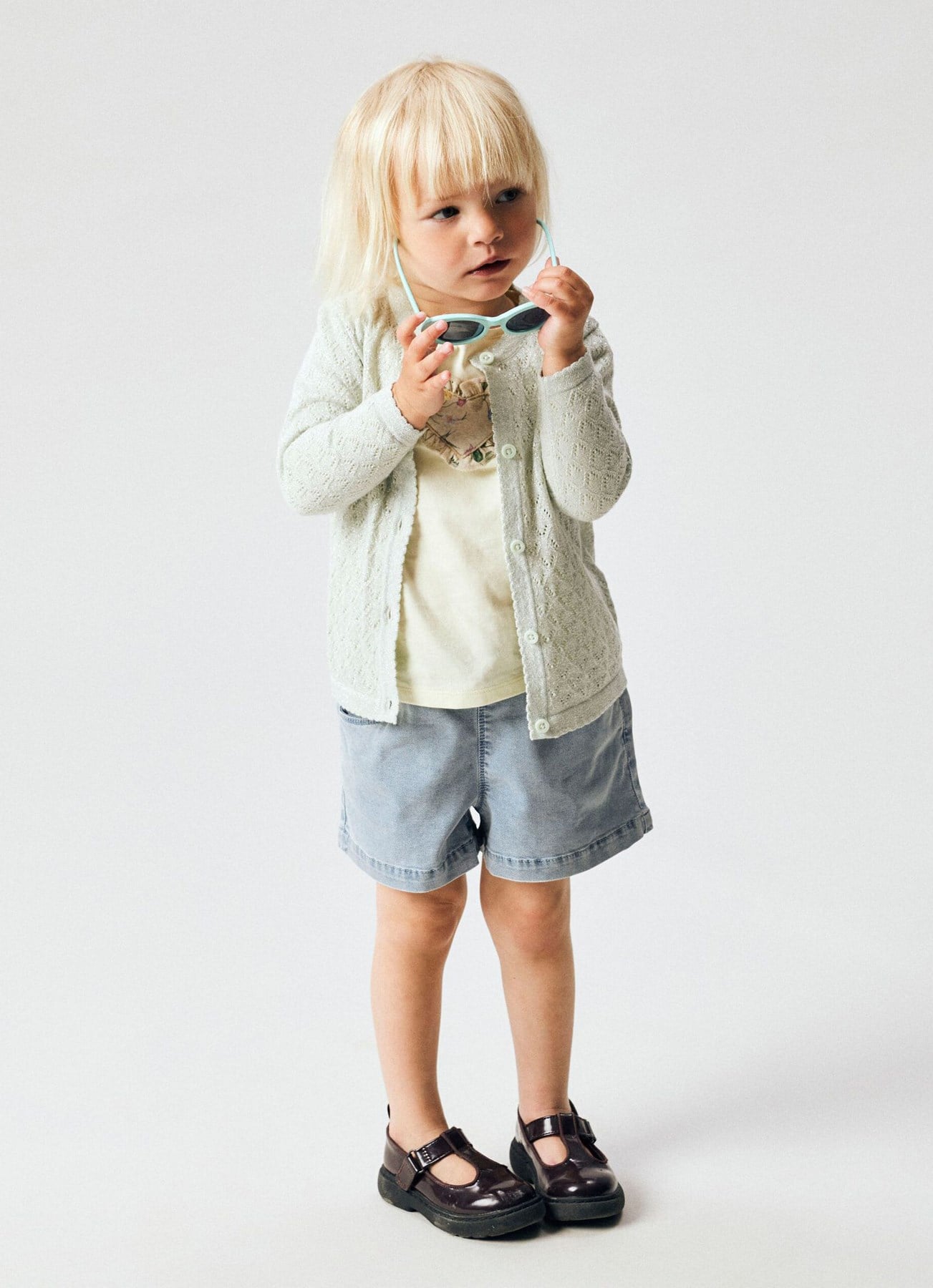 Name IT Şort Açık Mavi Denim
